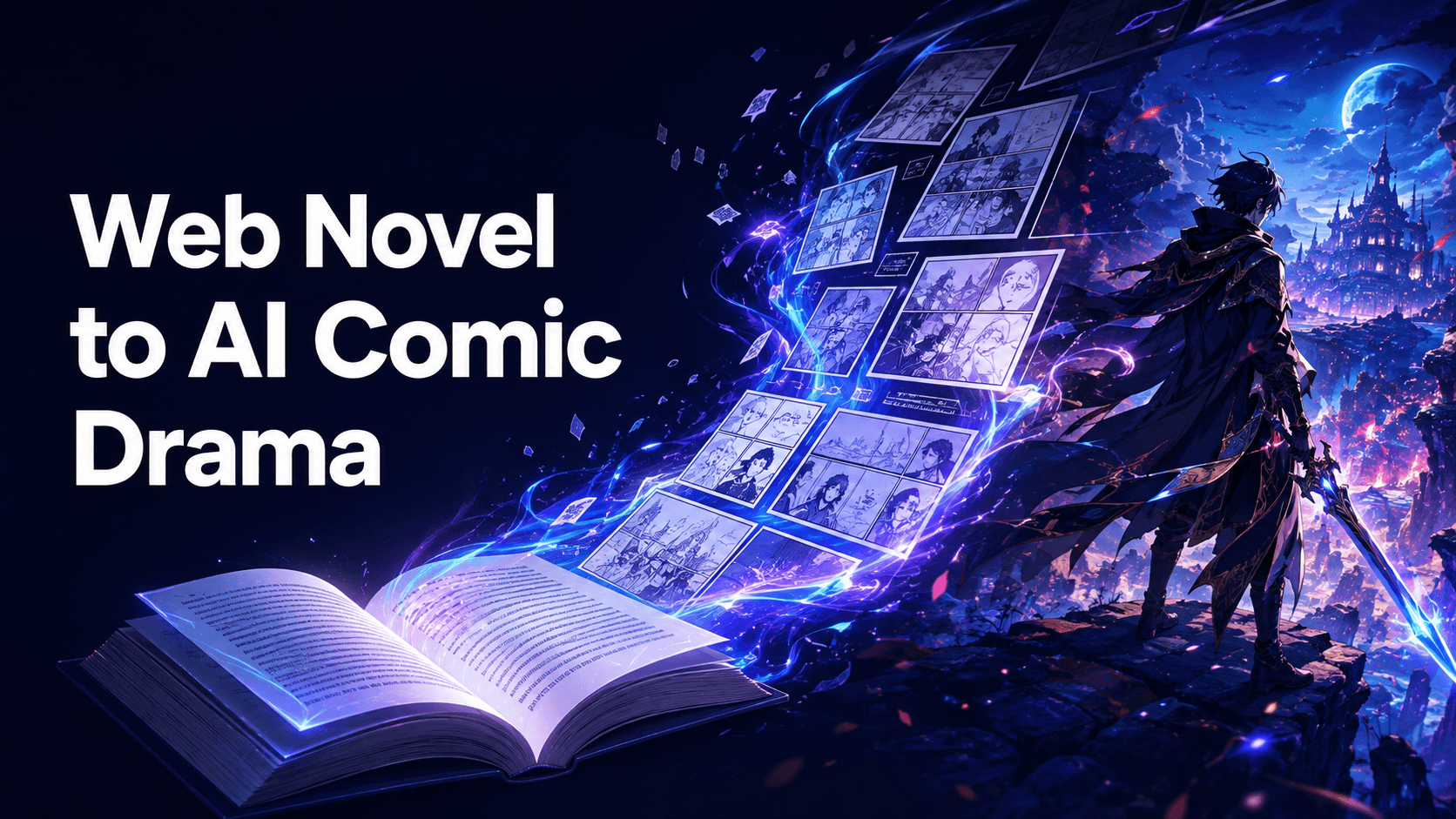 How to Turn a Web Novel into an AI Comic Drama with Elser AI