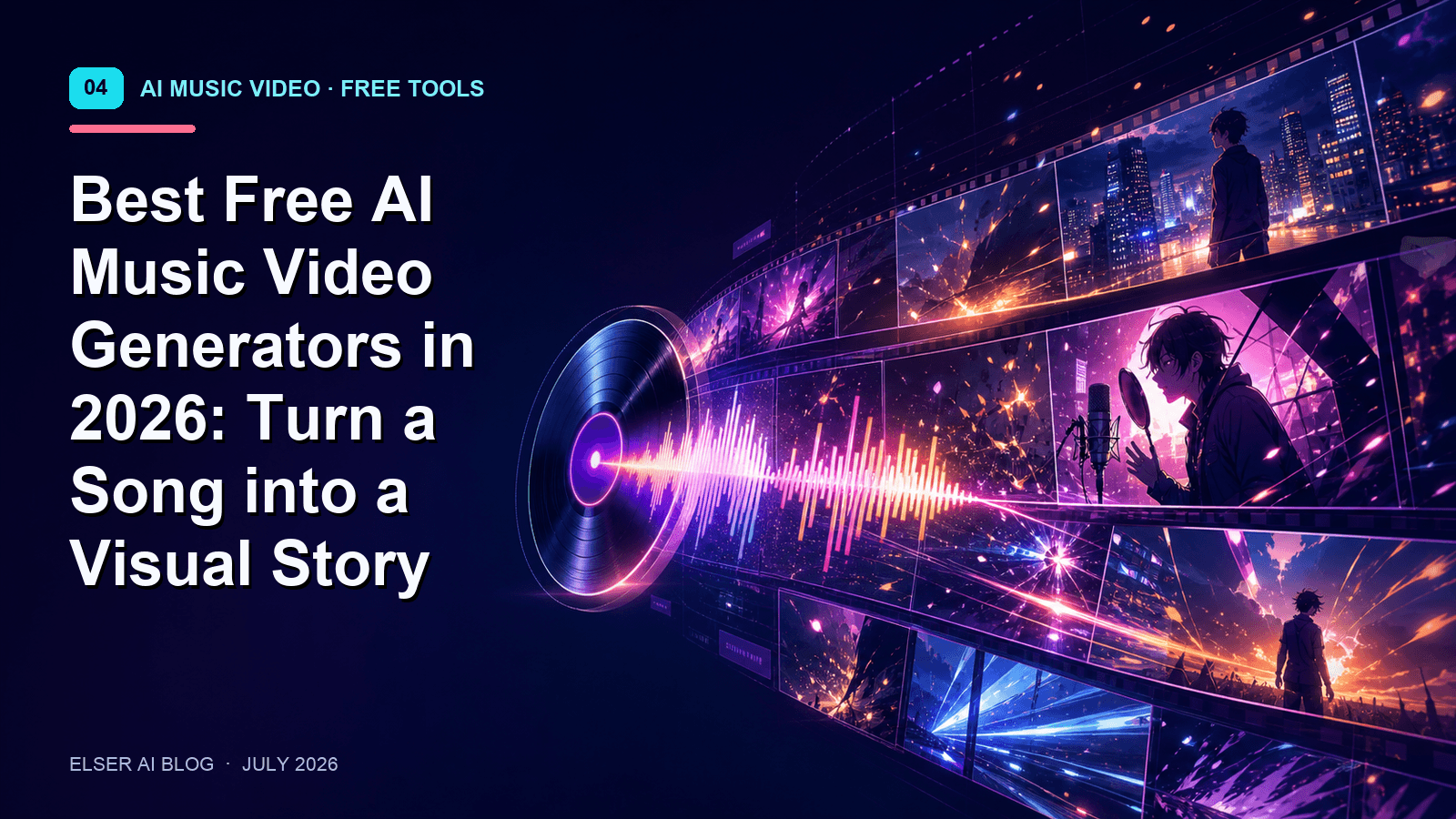 Best Free AI Music Video Generators in 2026: Turn a Song into a Visual Story
