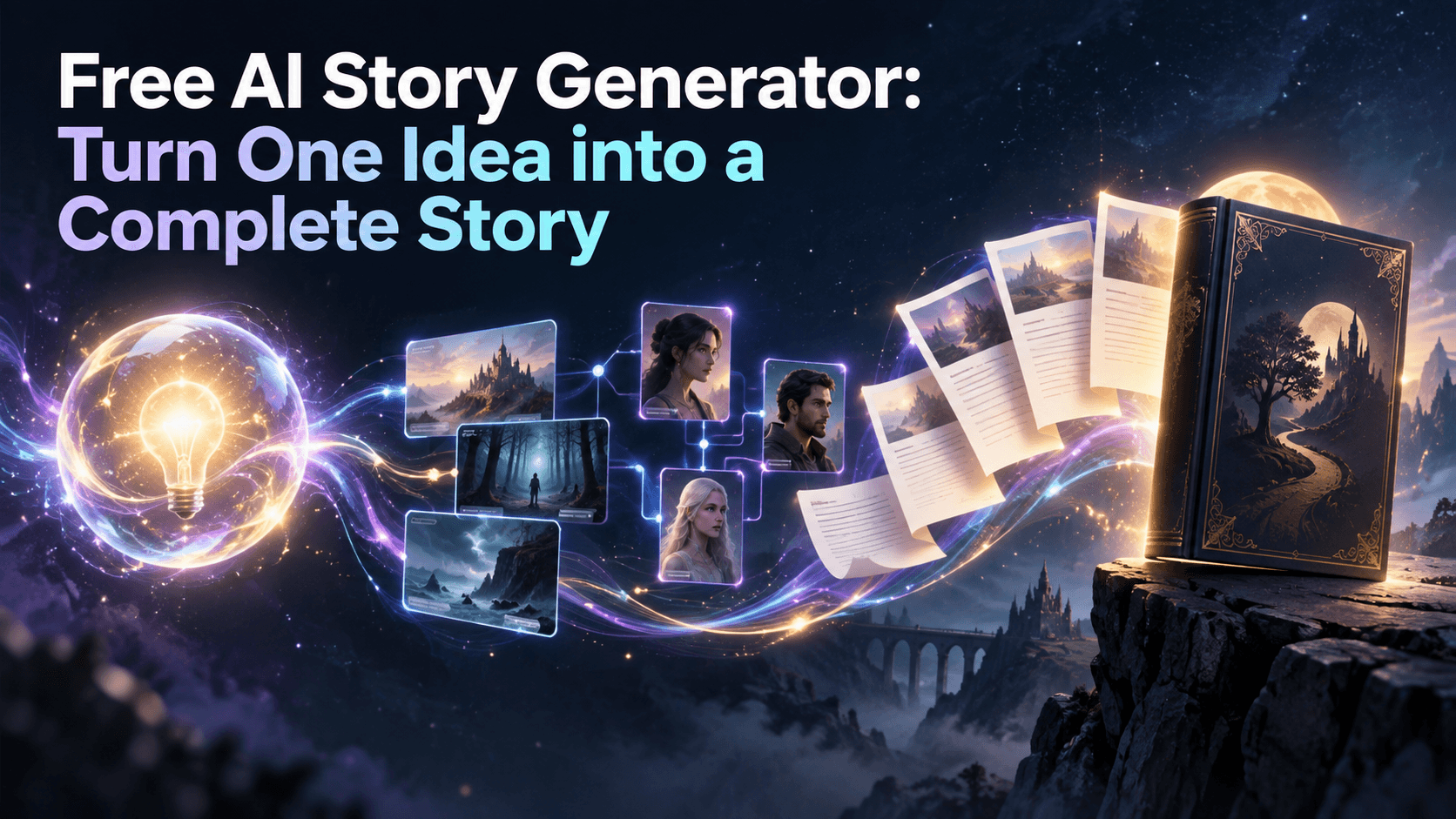 Free AI Story Generator: Turn One Idea into a Complete Story