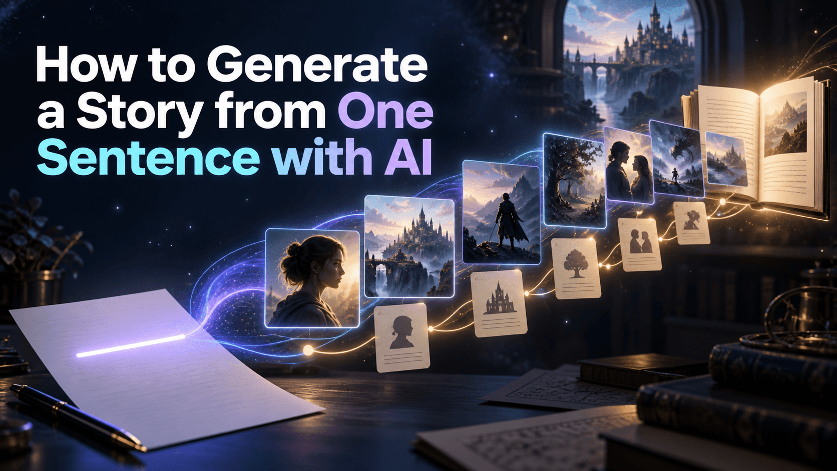 How to Generate a Story from One Sentence with AI