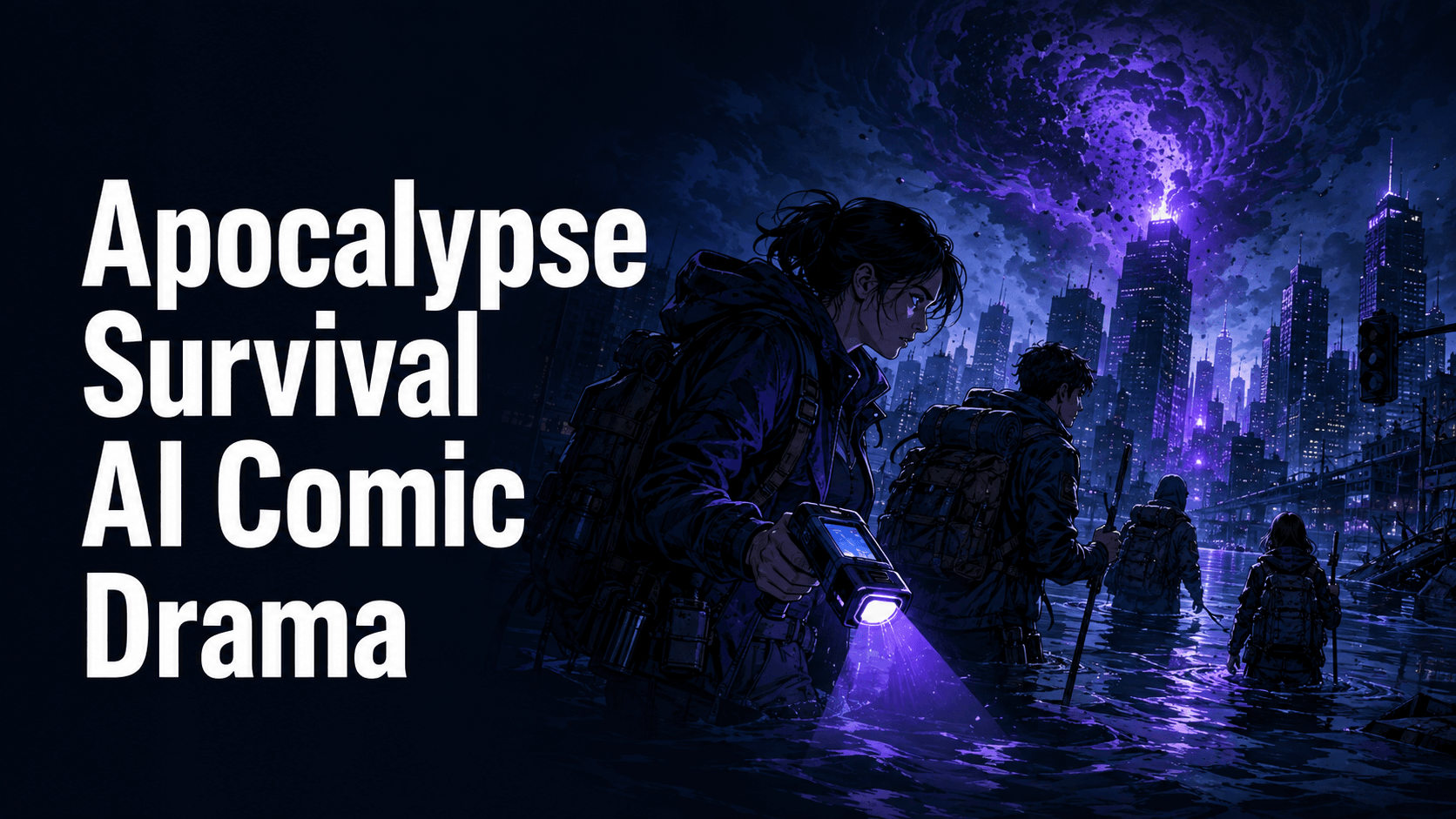 How to Make an Apocalypse Survival AI Comic Drama with Elser AI