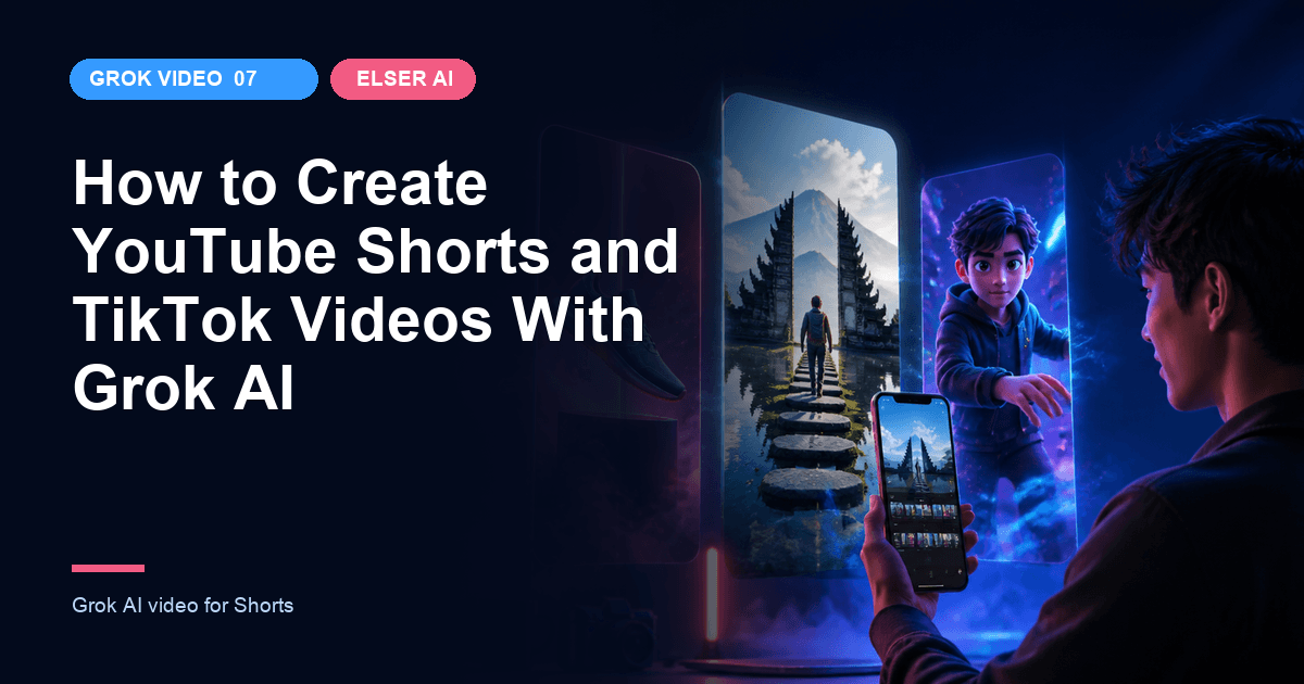 How to Create YouTube Shorts and TikTok Videos With Grok AI