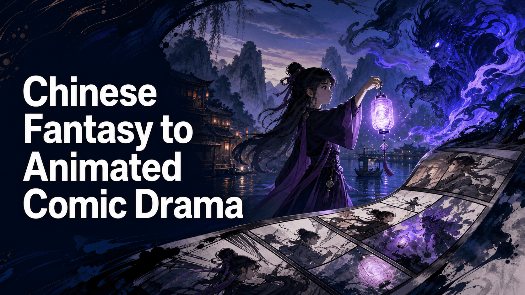 How to Turn a Chinese Fantasy Story into an Animated Comic Drama with Elser AI