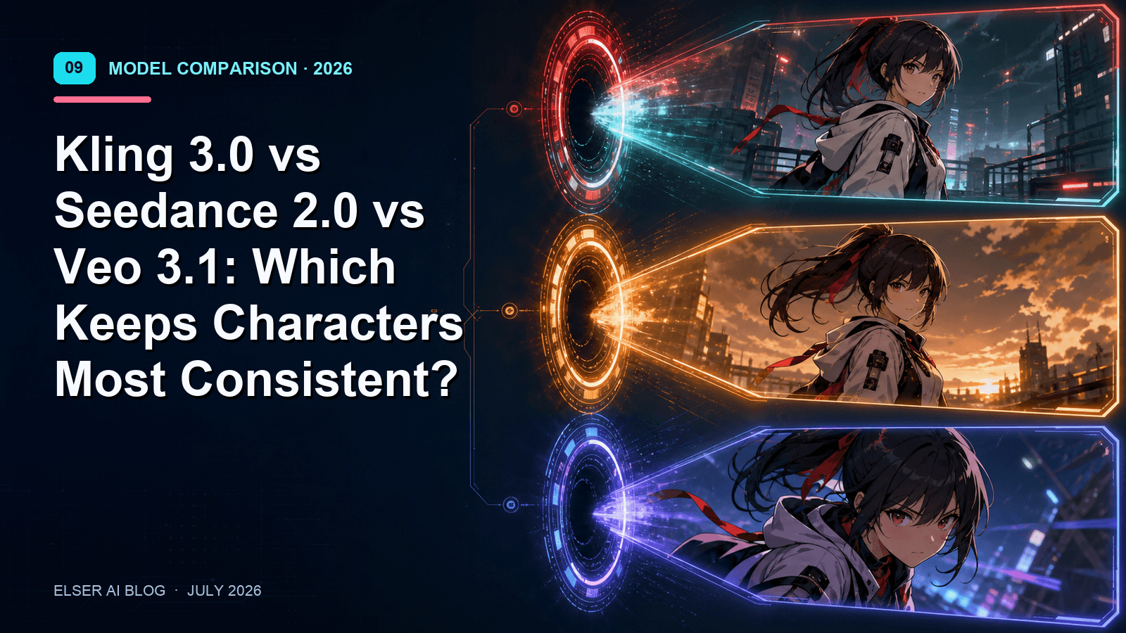 Kling 3.0 vs Seedance 2.0 vs Veo 3.1: Which Keeps Characters Most Consistent?