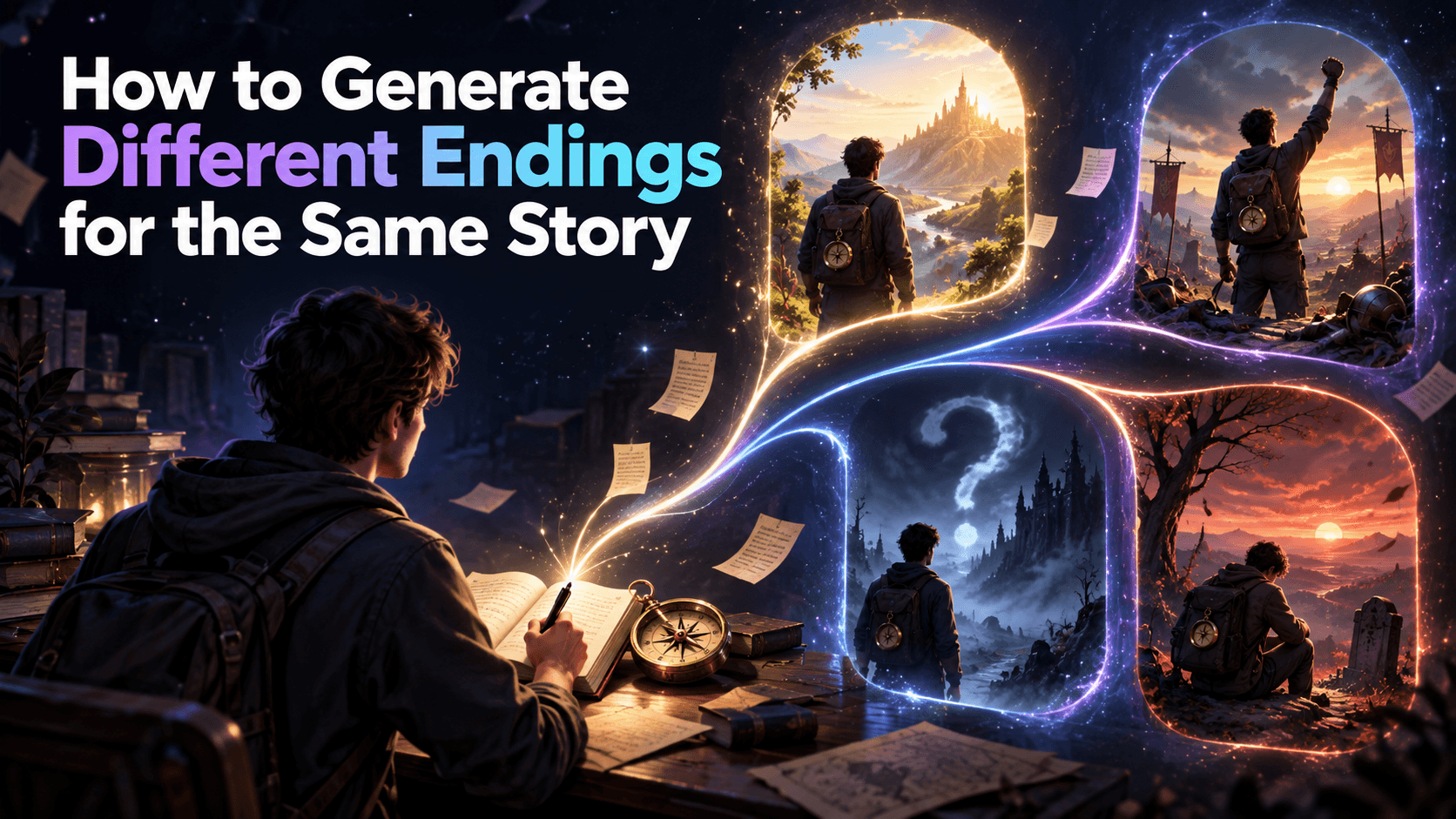 How to Generate Different Endings for the Same Story