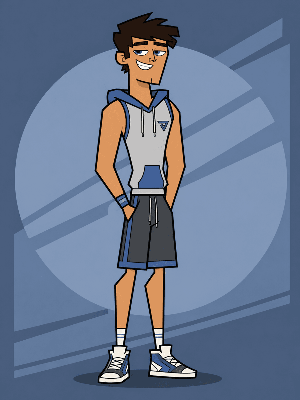 Total Drama OC Maker feature preview for episodic gag scenes and graphic accessories