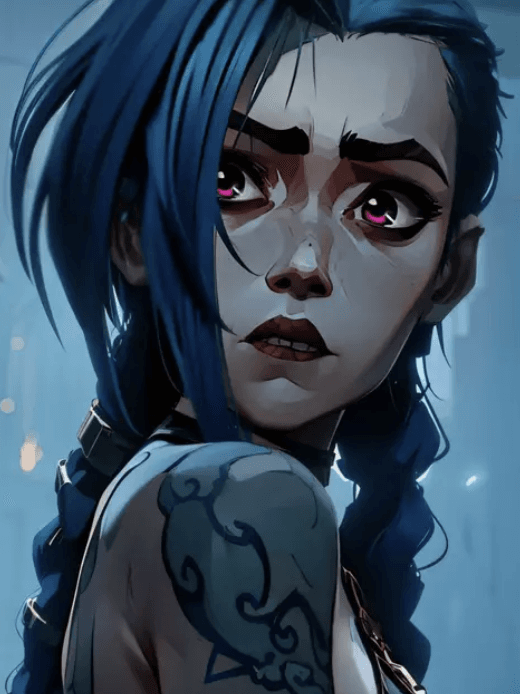 대체 의상 전에 겹쳐 입는 외투를 보여주는 Arcane OC 메이커 워크플로우 단계