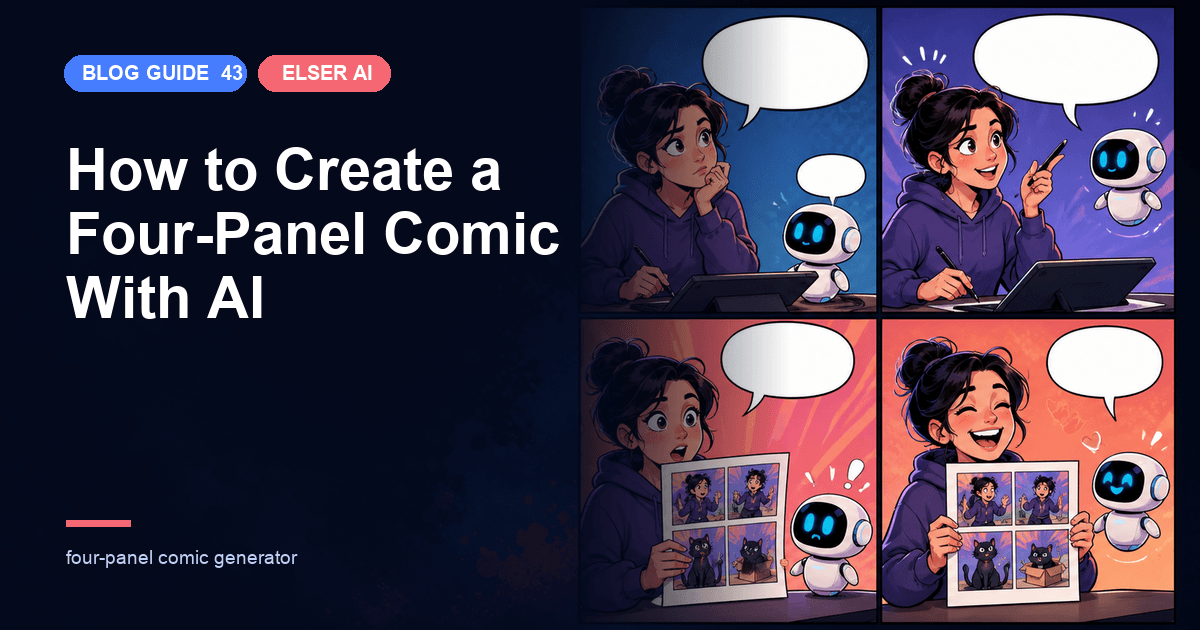How to Create a Four-Panel Comic With AI