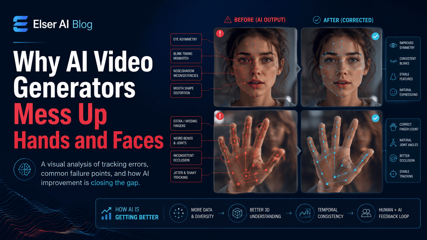 Why AI Video Generators Mess Up Hands and Faces