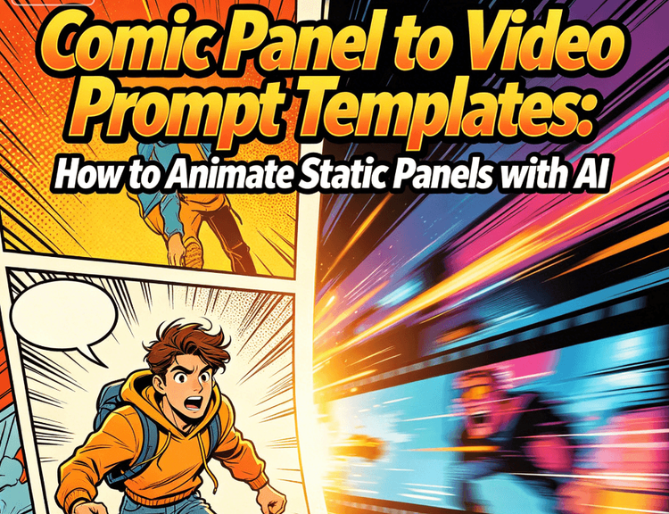 Comic Panel to Video Prompt Templates: How to Animate Static Panels ...