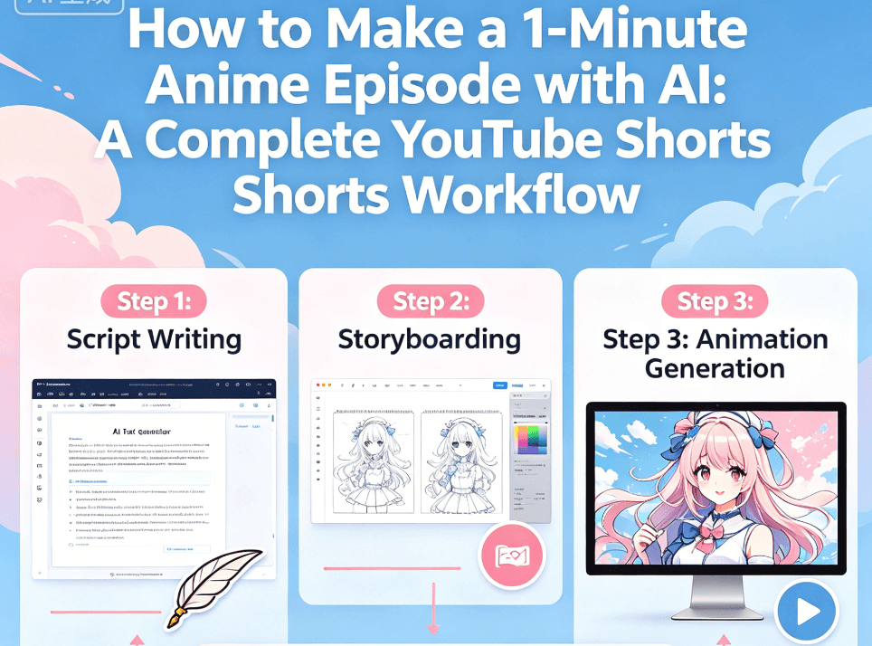 How to Make a 1-Minute Anime Episode with AI: A Complete YouTube Shorts Workflow