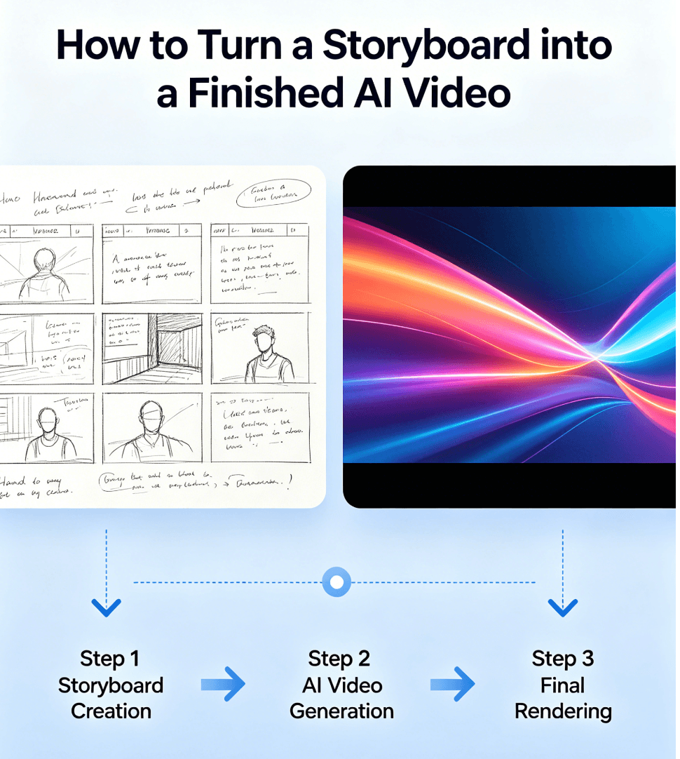 How to Turn a Storyboard into a Finished AI Video