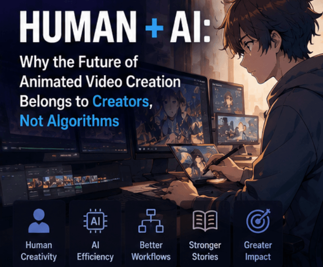 Human + AI: Why the Future of Animated Video Creation Belongs to Creators, Not Algorithms