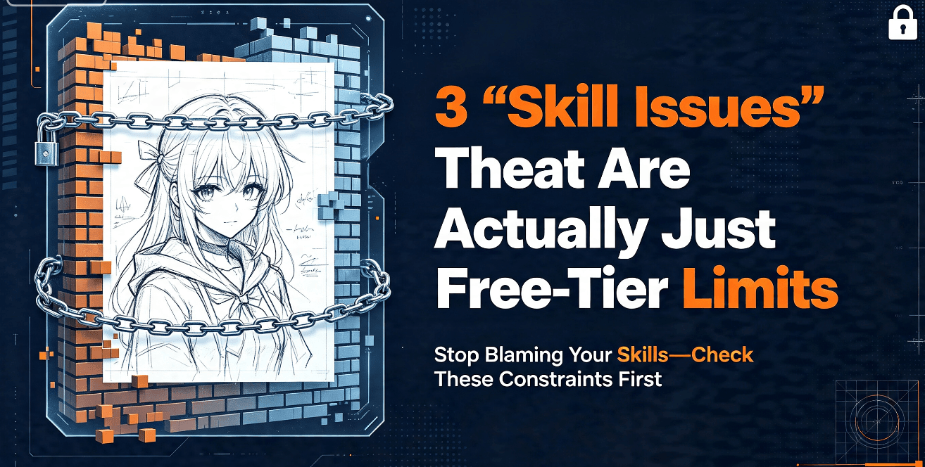 3 "Skill Issues" That Are Actually Just Free-Tier Limits