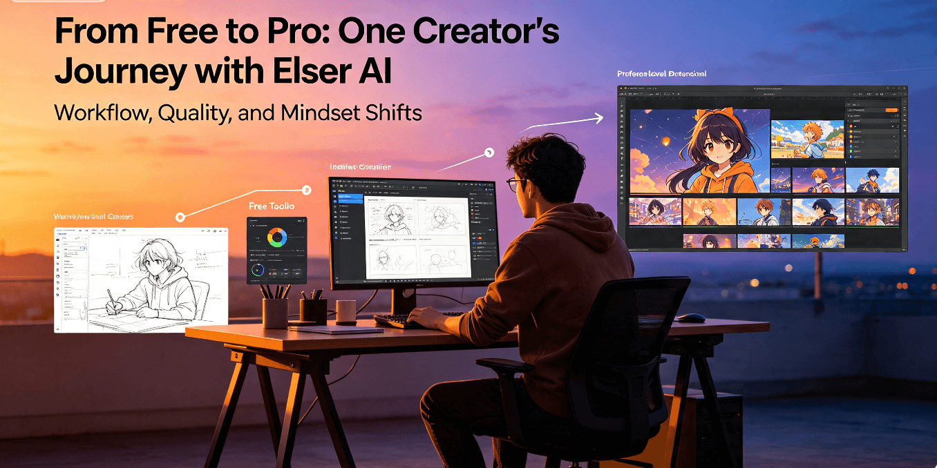 From Free to Pro: One Creator's Journey with Elser AI