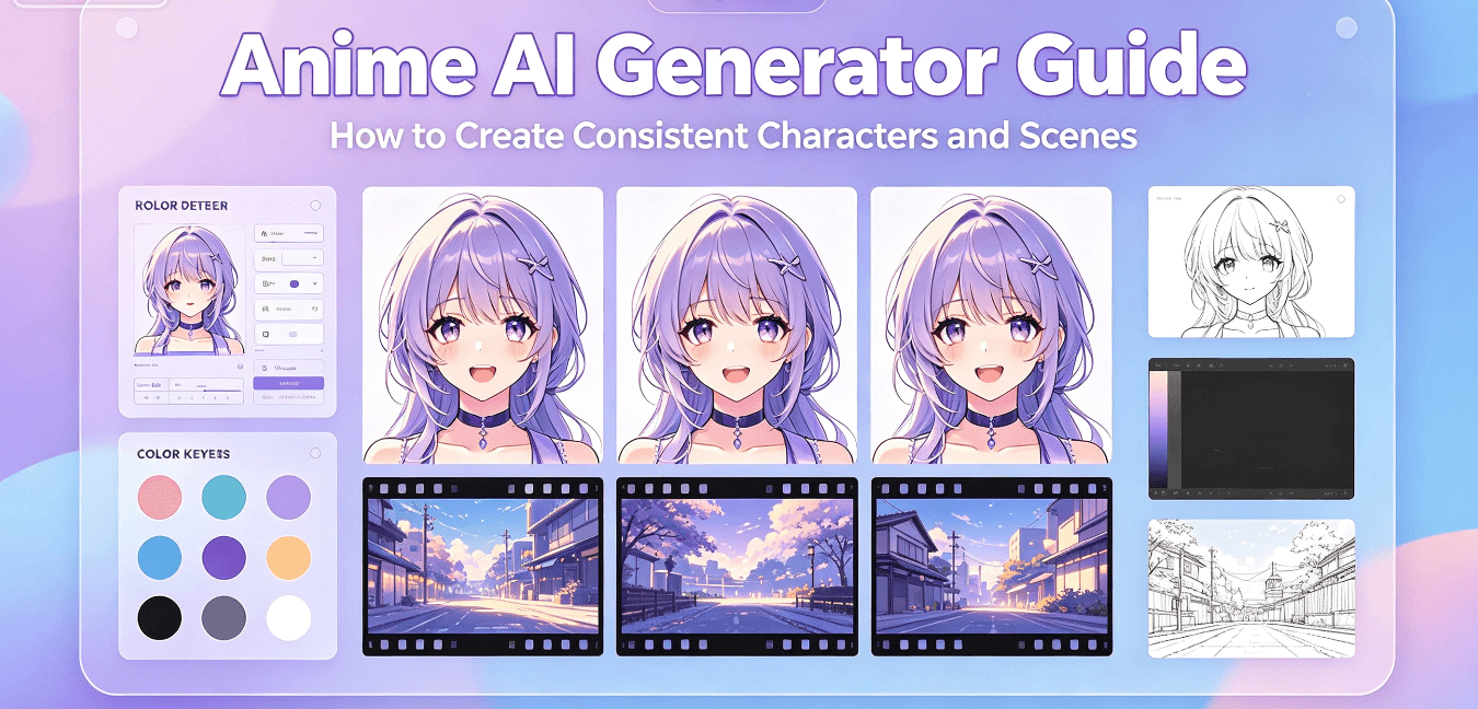 Anime AI Generator Guide: How to Create Consistent Characters and Scenes