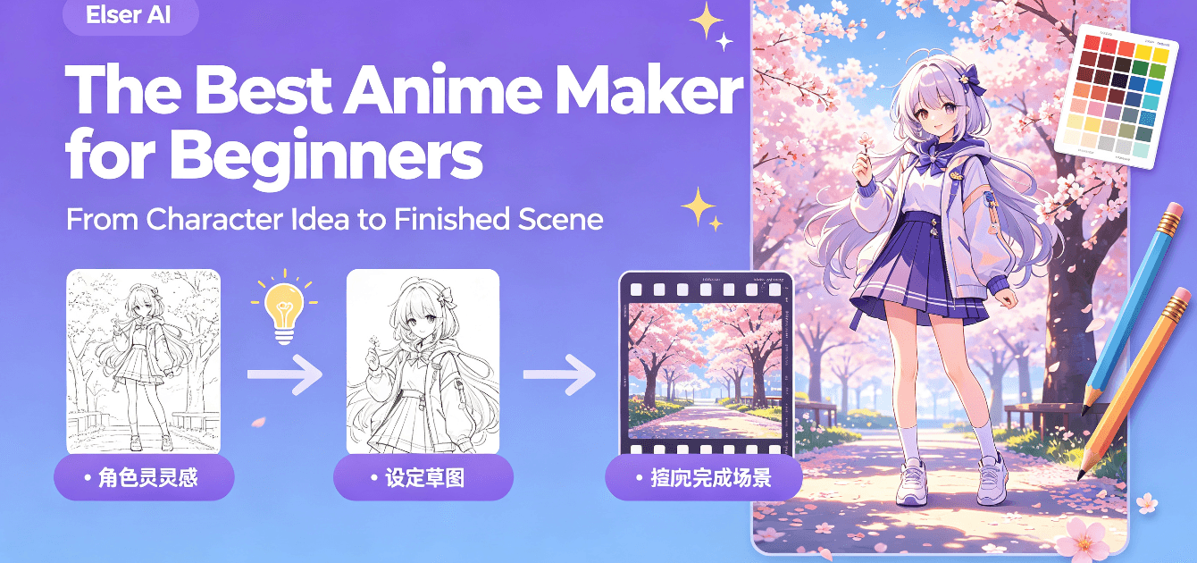 The Best Anime Maker for Beginners: From Character Idea to Finished Scene