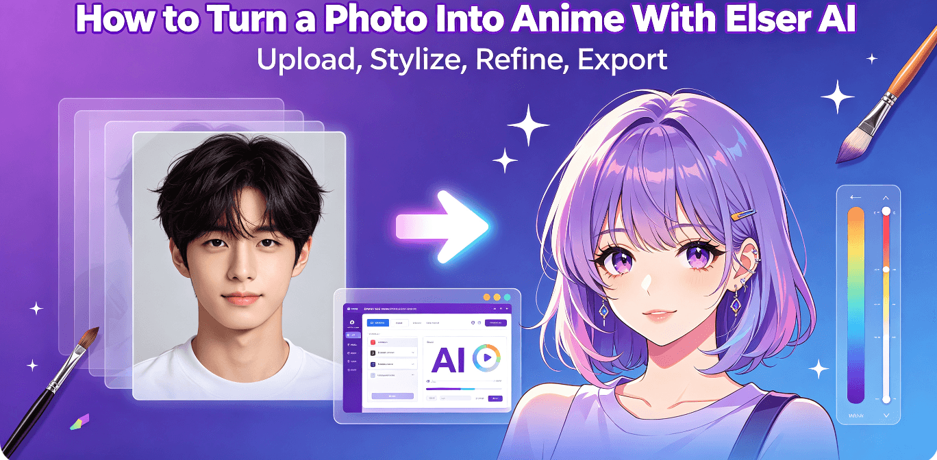 How to Turn a Photo Into Anime With Elser AI