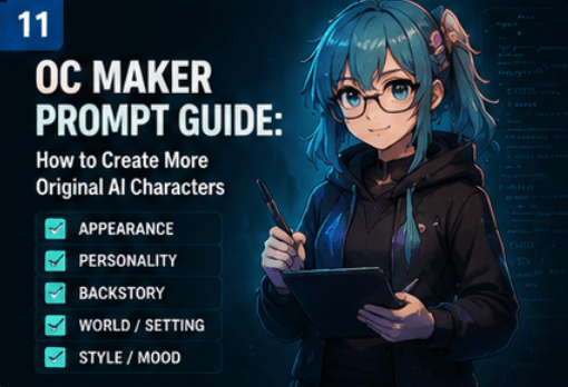 OC Maker Prompt Guide: How to Create More Original AI Characters