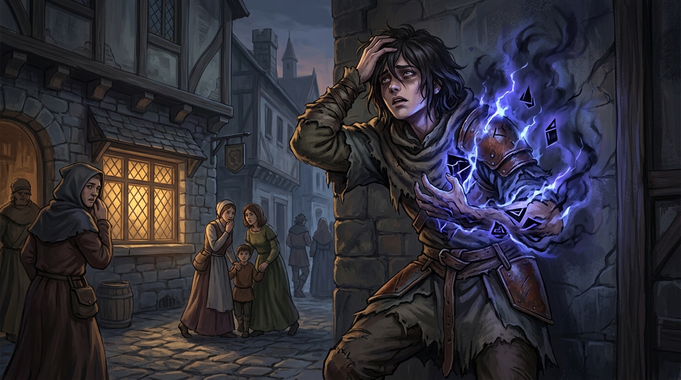 Unlocks when the player experiences the direct negative effects of their curse f...