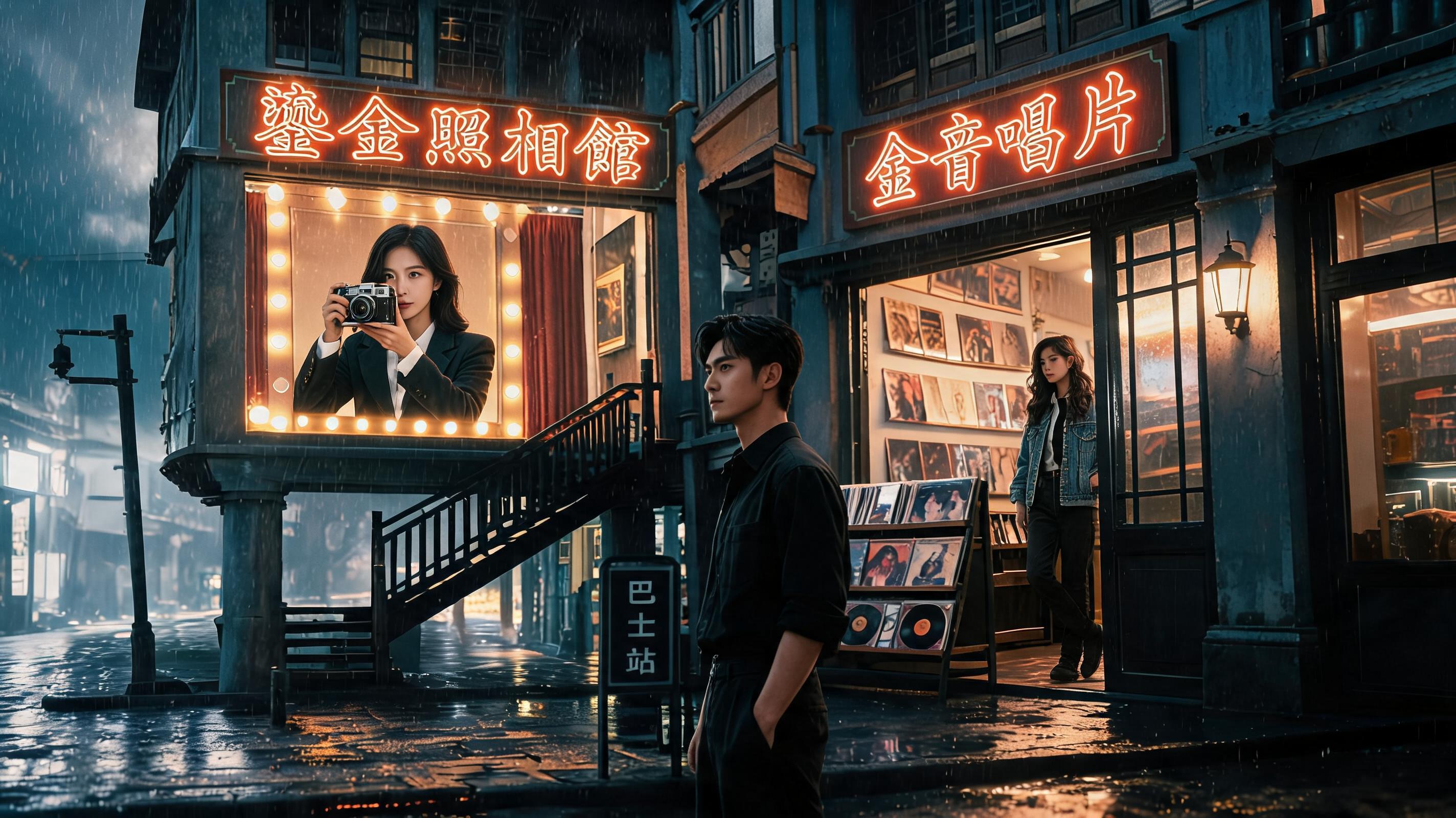 开局接手店铺时的场景