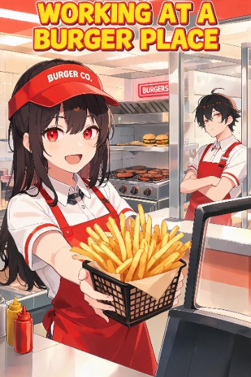 Working at a Burger Place