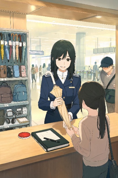 駅の忘れ物預かり所シミュレーター