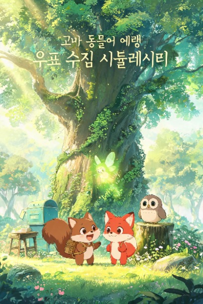 꼬마 동물의 여행 우표 수집 시뮬레이터